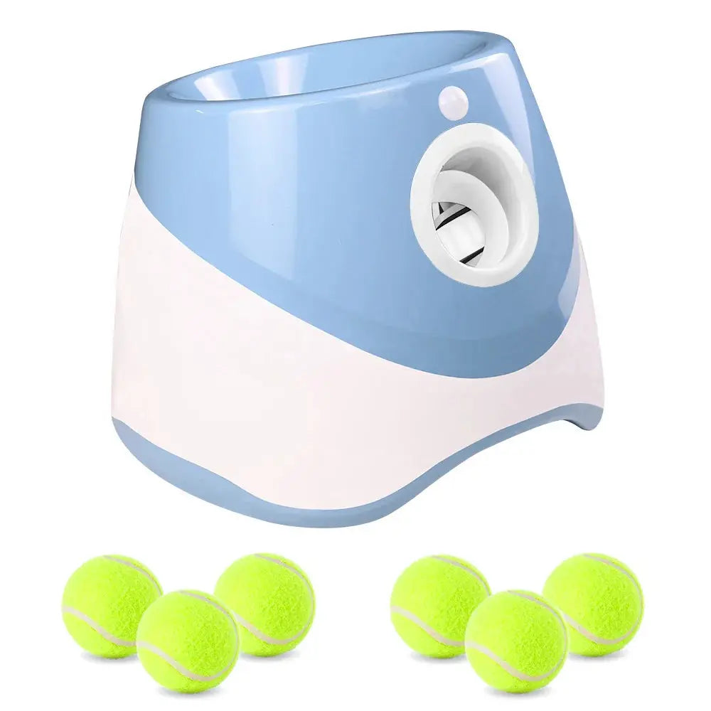 Automatic Dog Tennis Ball Launcher – Rechargeable Interactive Ball Throwing Machine for Small & Medium Dogs WTN Essentials