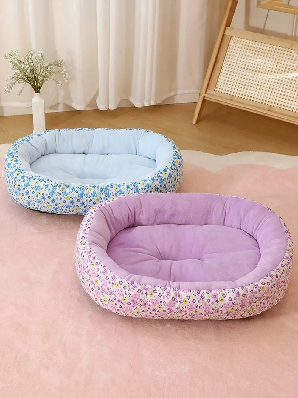 Cute Medium Dog Bed House Summer Soft Small Dog Sofa Bed Comfortable Elastic Large Cat Bed Kennel Accessories
