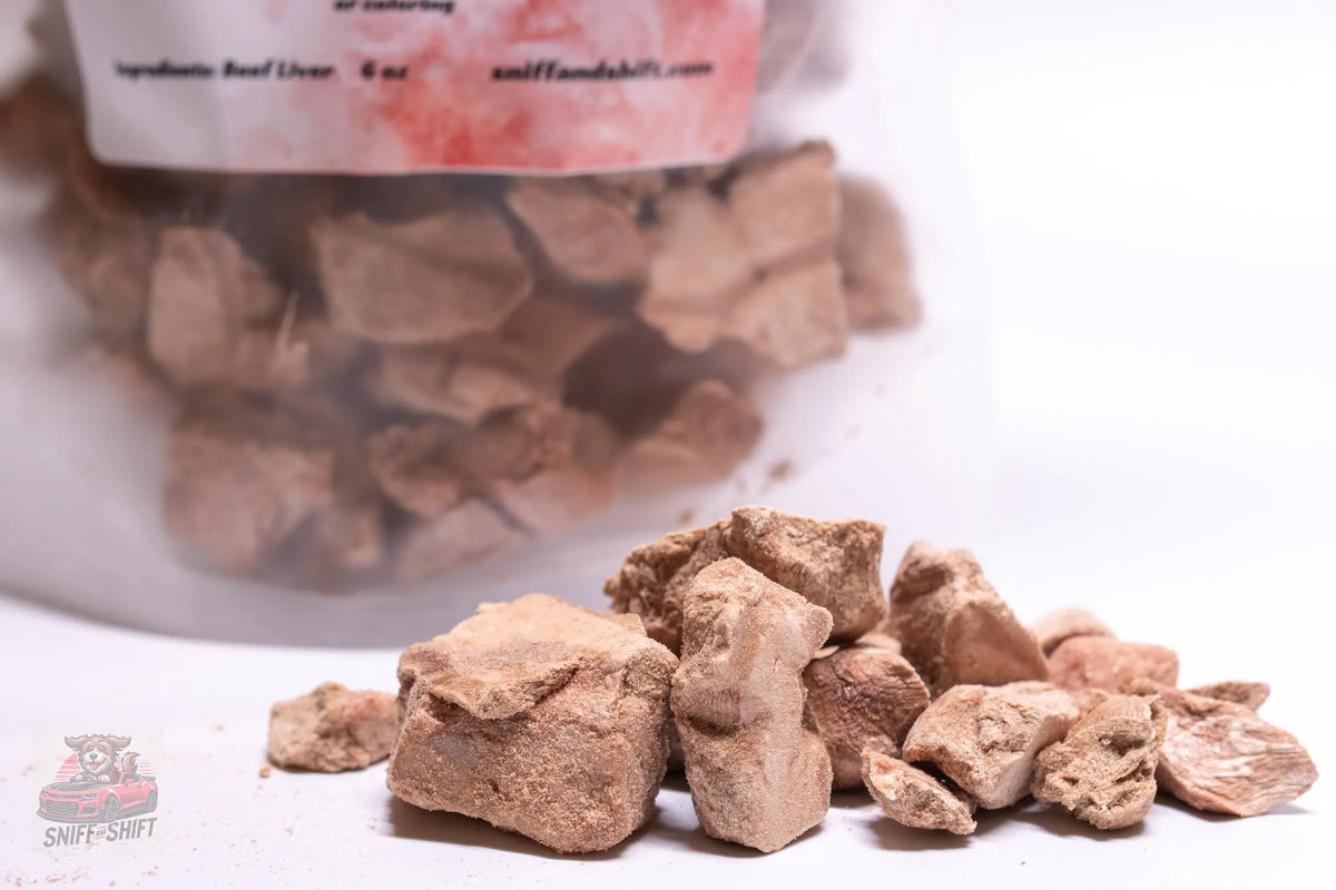 Freeze-Dried Beef Liver Dog Treats: Single Ingredient Sniff and Shift
