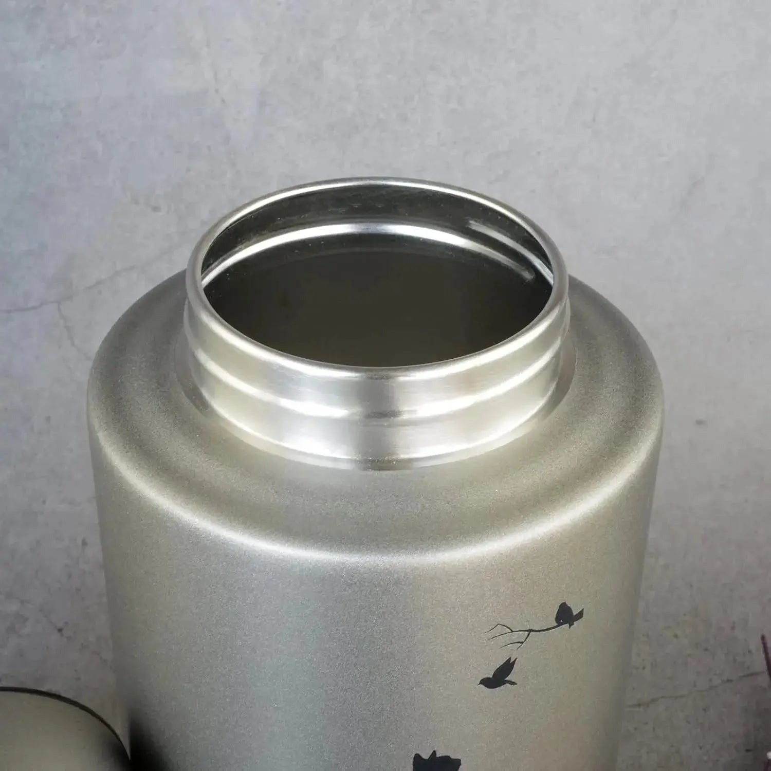 Stainless Steel Pet Memorial Urn for Cats & Small Dogs with Secure Lid Keepsake Wags & Whiskers Pet Supply