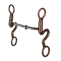 Tabelo S-Shank Twisted Wire Snaffle Bit 5 Brown by StateLineTack