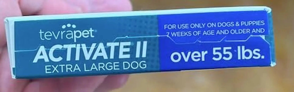 TevraPet Activate II Flea & Tick for Dogs 55+ lbs – 4 Month Supply Wags & Whiskers Pet Supply