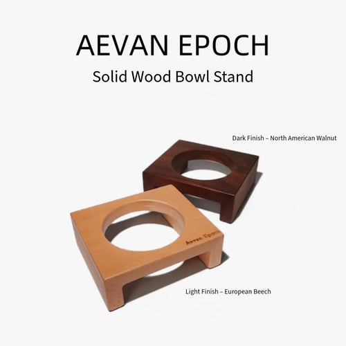 Aevan Epoch | Solid Wood Pet Bowl Stands Pet Supply Collective