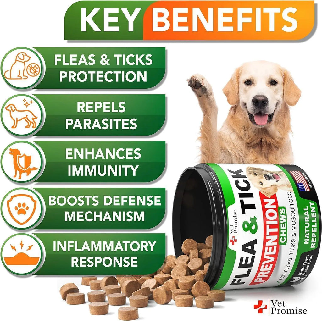 Flea & Tick Chews for Dogs 2-Pack Zamzamas