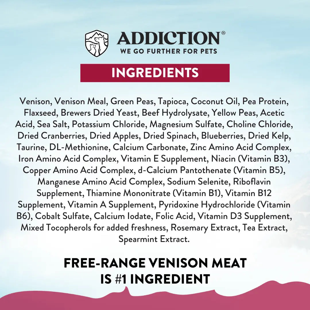 Viva La Venison Grain-free Premium Venison Small Breed Dry Dog Food - FurrBaby Necessities