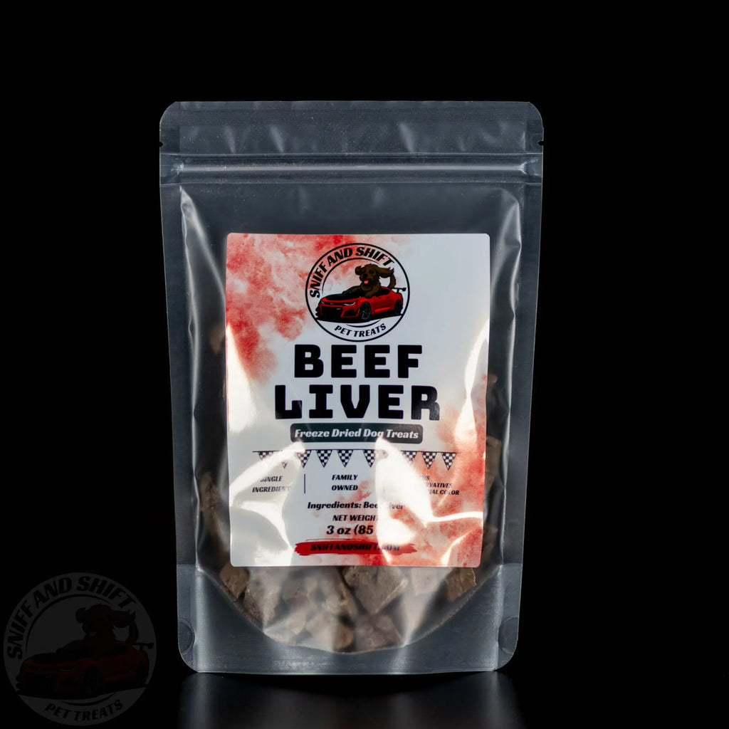 Freeze-Dried Beef Liver Dog Treats: Single Ingredient Sniff and Shift