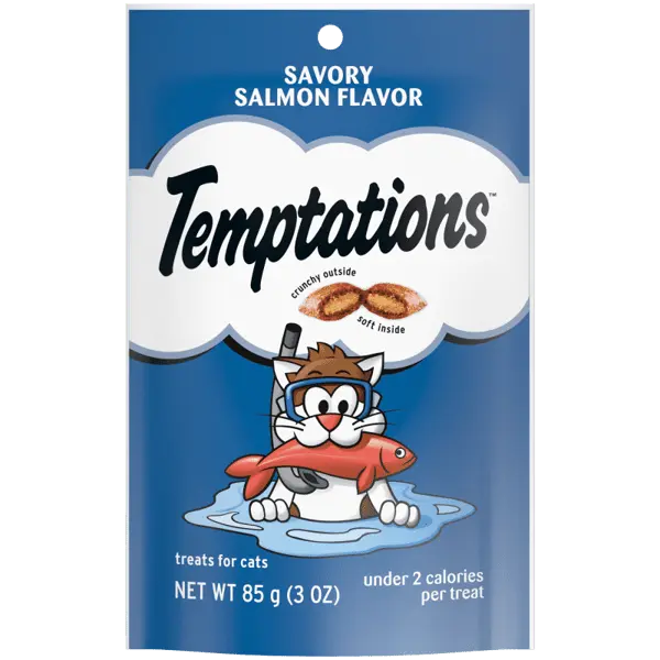 Temptations Savory Salmon Cat Treat - FurrBaby Necessities