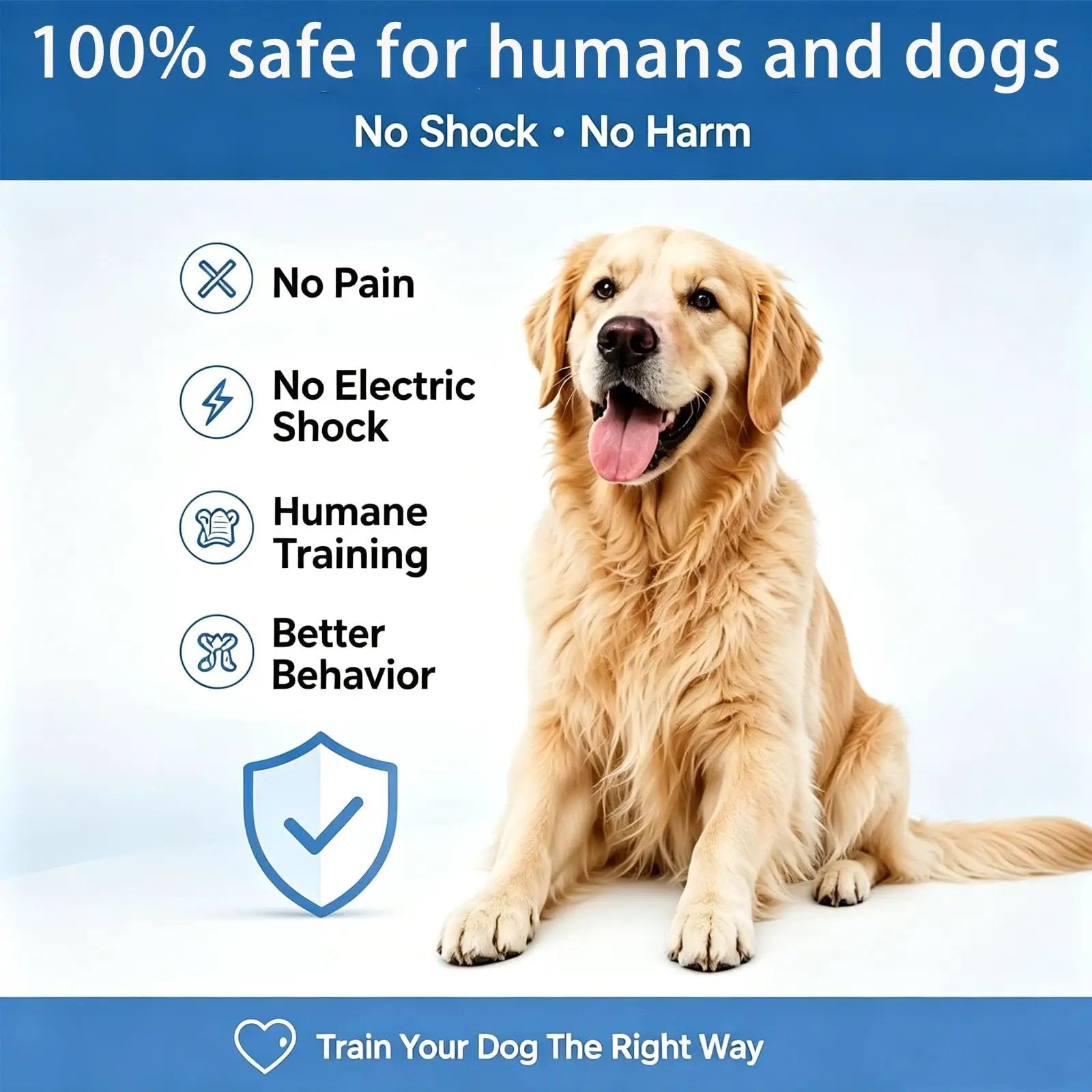 Trainer Ultrasonic For Dogs, Anti Barking Device, Portable Ultrasonic Dog Barking, Anti Barking Dog Training Device With Flashlight With LED Light, 3 Training Modes For Indoor Outdoor by Pet Zen