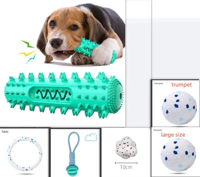 Pet Supplies Vocal Pet Dog Teething Stick Cleaning Dog Toothbrush Vent Chewing Dog Toy - FurrBaby Necessities