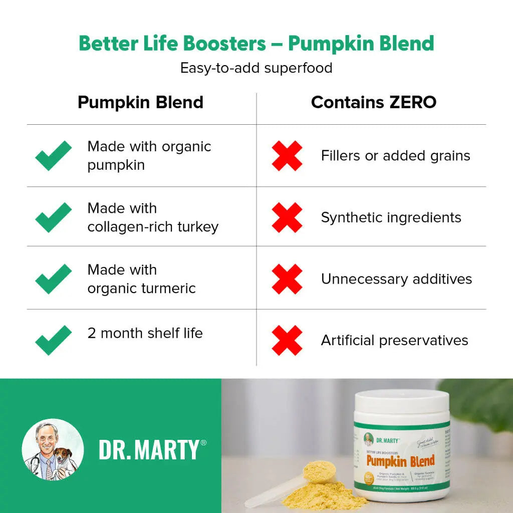 Dr. Marty Better Life Booster Pumpkin Blend, 3.17 oz HardyPaw