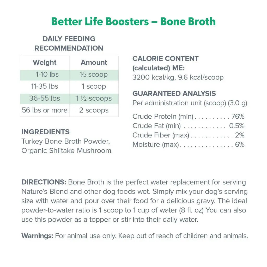 Dr. Marty Better Life Booster Turkey Bone Broth Blend, 3.17 oz HardyPaw