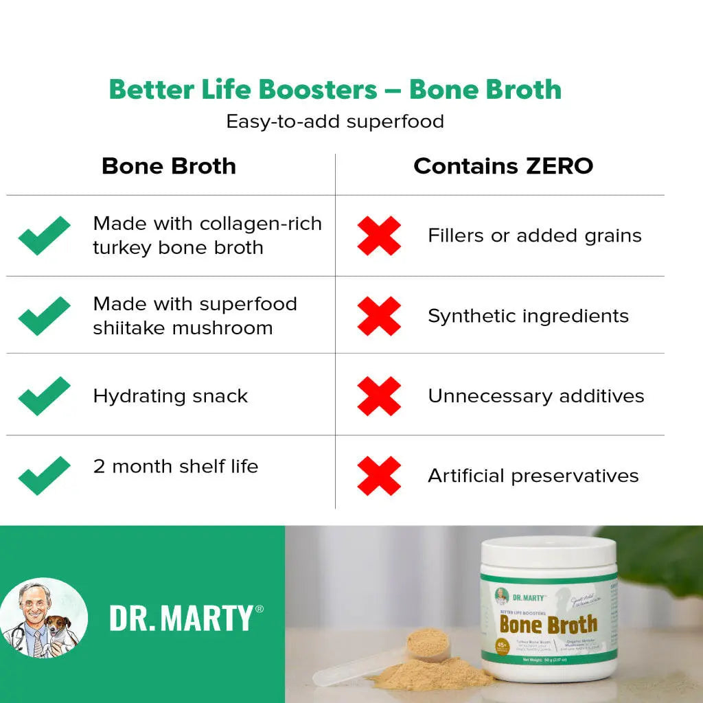 Dr. Marty Better Life Booster Turkey Bone Broth Blend, 3.17 oz HardyPaw