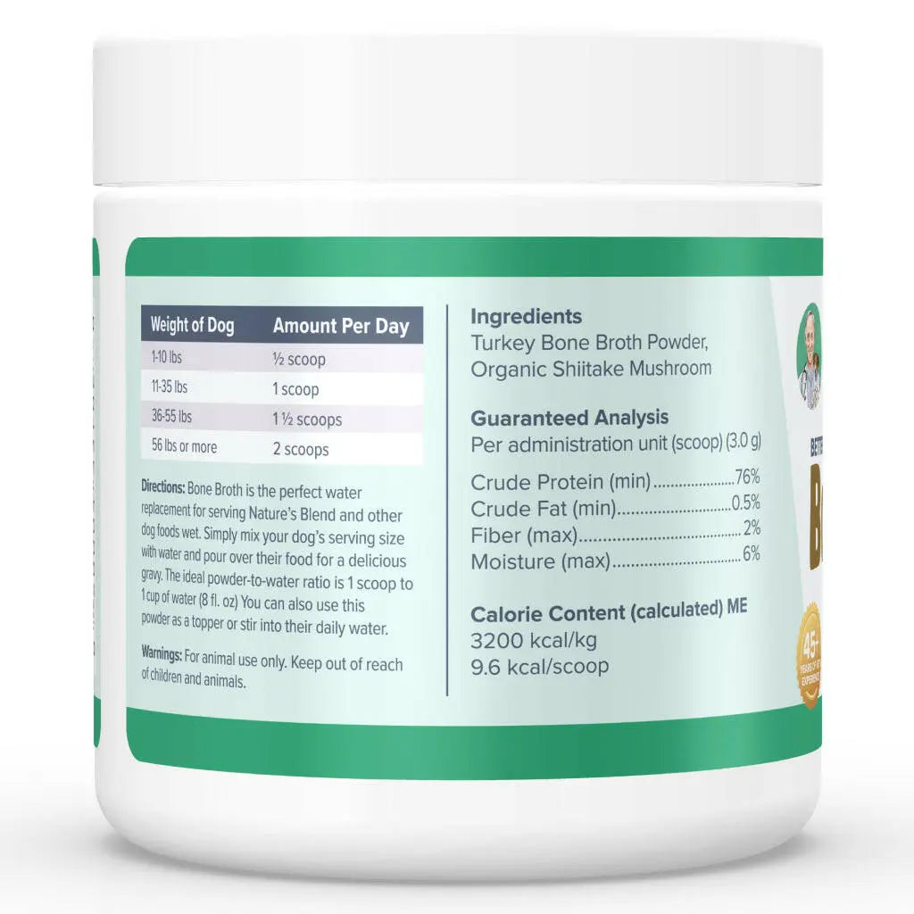 Dr. Marty Better Life Booster Turkey Bone Broth Blend, 3.17 oz HardyPaw