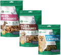 Dr. Marty Freeze Dried Raw Dog Treat Bundle - Beef Liver, Cod Skin, and Pork Liver HardyPaw