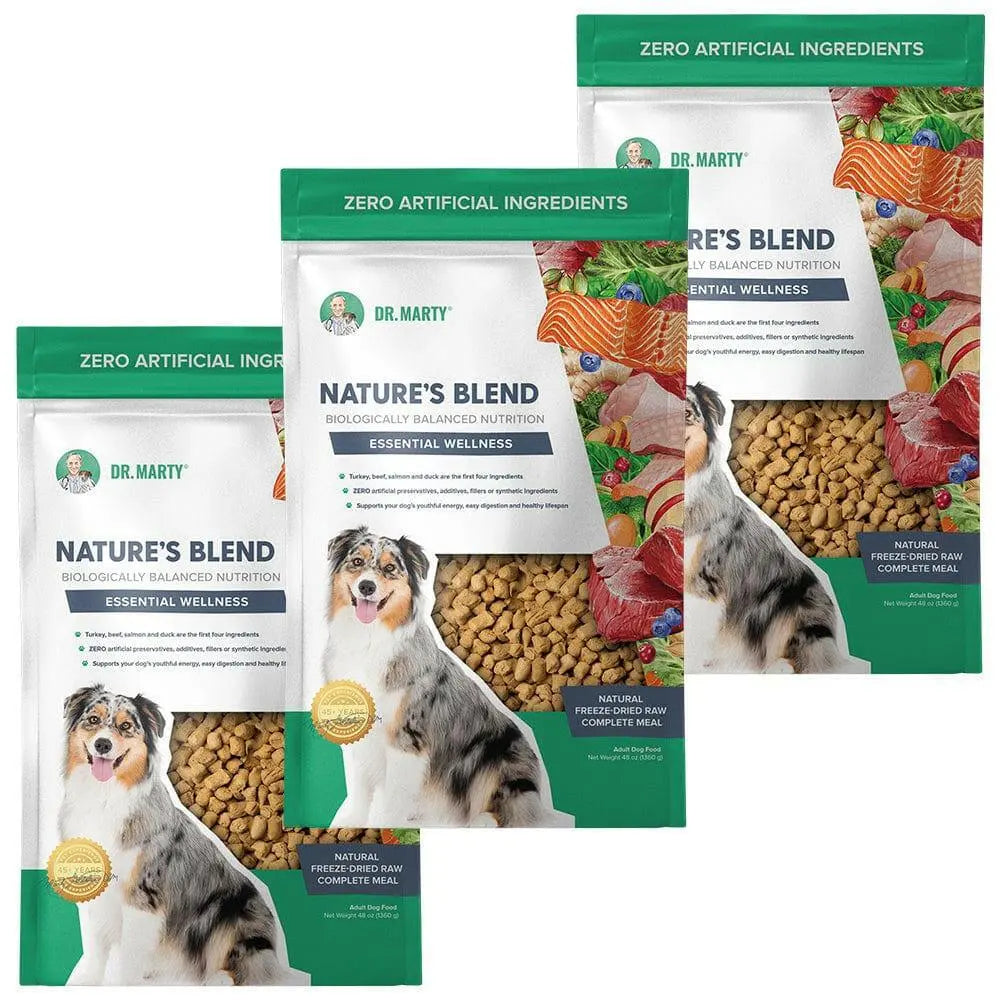 Dr. Marty Nature’s Blend Essential Wellness Freeze-Dried Raw Dog Food HardyPaw