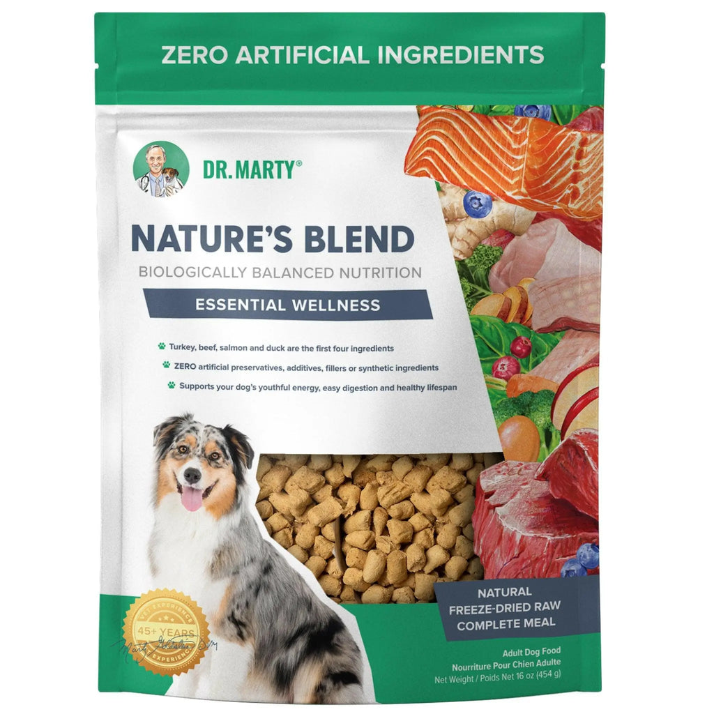 Dr. Marty Nature’s Blend Essential Wellness Freeze-Dried Raw Dog Food HardyPaw