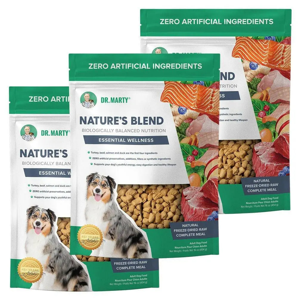 Dr. Marty Nature’s Blend Essential Wellness Freeze-Dried Raw Dog Food HardyPaw