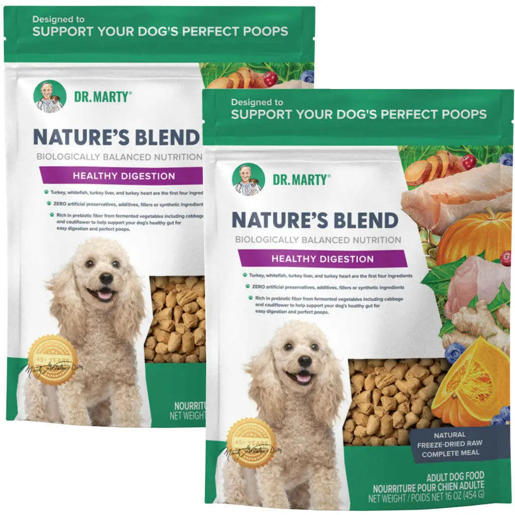 Dr. Marty Nature's Blend Healthy Digestion Freeze Dried Dog Food HardyPaw