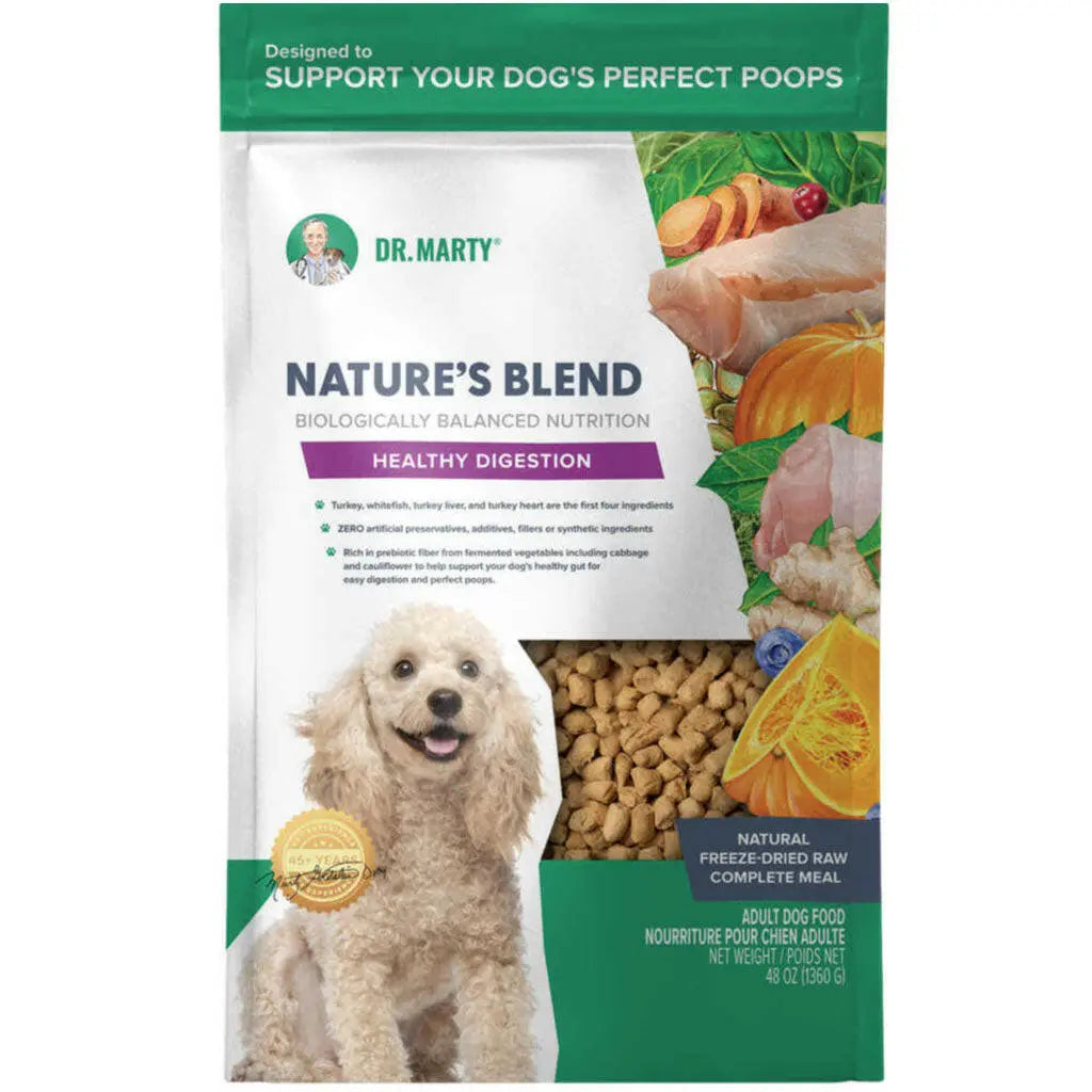Dr. Marty Nature's Blend Healthy Digestion Freeze Dried Dog Food HardyPaw