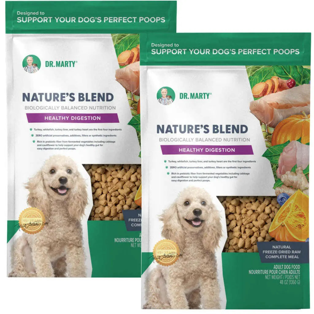 Dr. Marty Nature's Blend Healthy Digestion Freeze Dried Dog Food HardyPaw