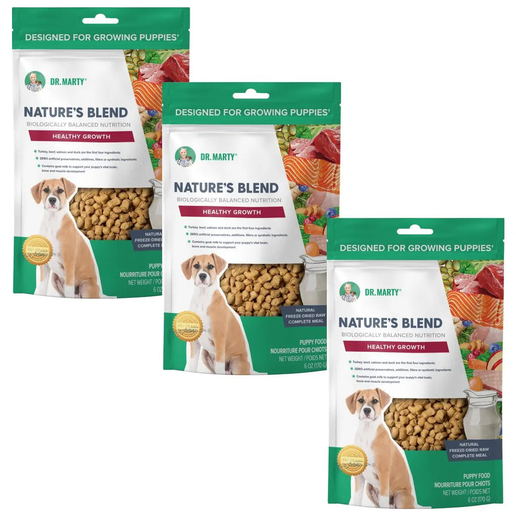 Dr. Marty Nature's Blend Healthy Growth Freeze Dried Raw Food for Puppies HardyPaw