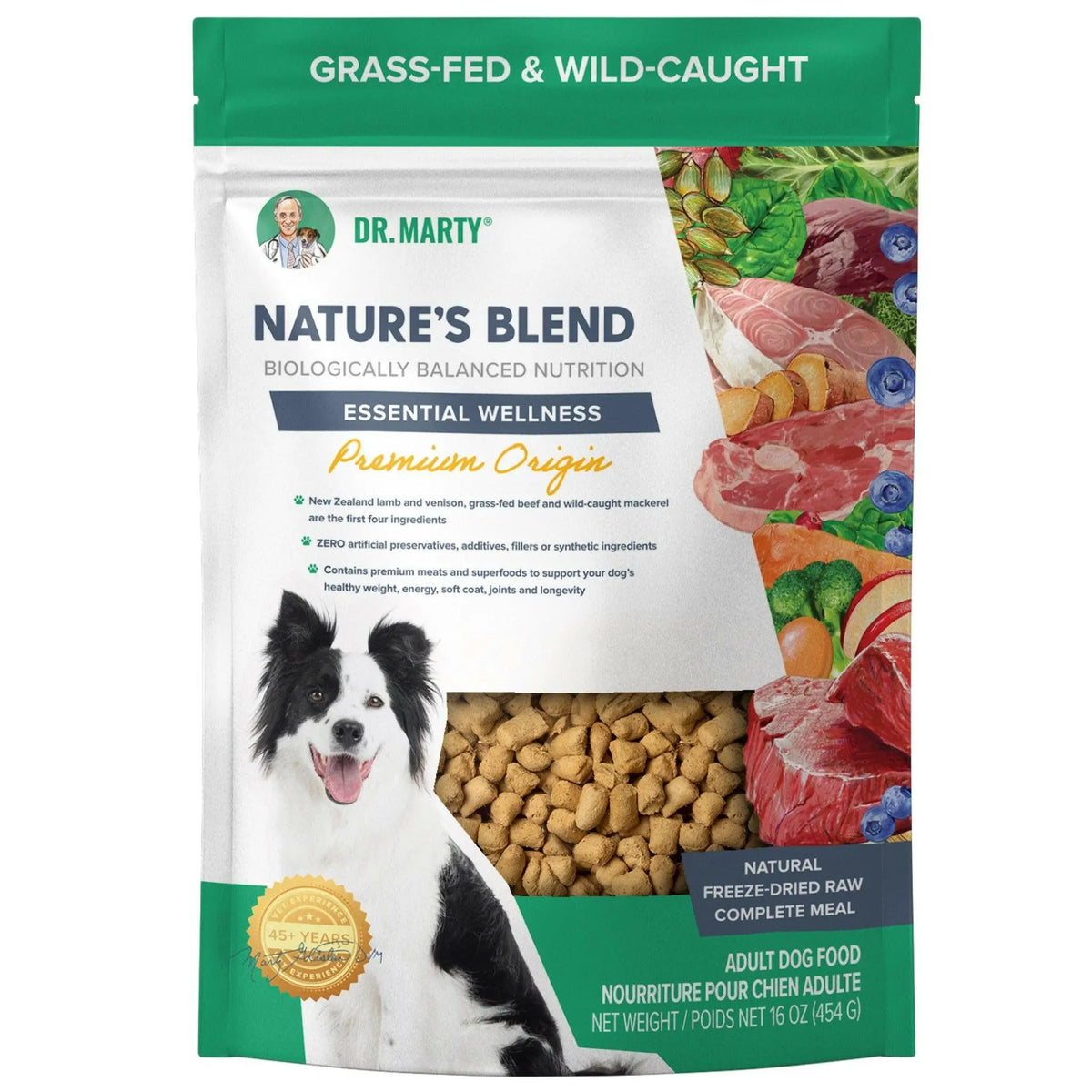 Dr. Marty Nature's Blend Premium Origin Freeze Dried Dog Food HardyPaw