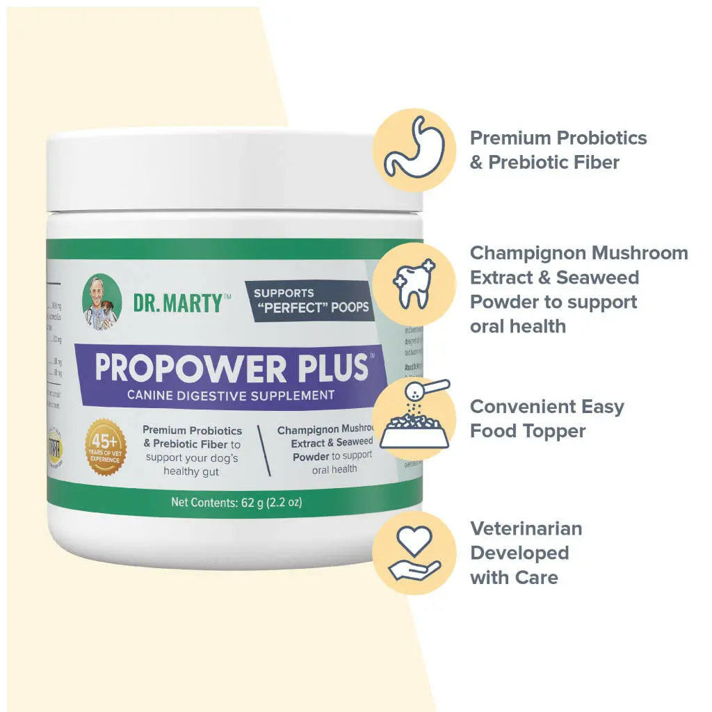 Dr. Marty ProPower Plus Canine Digestive Support Powder for Dogs, 2.2 oz HardyPaw