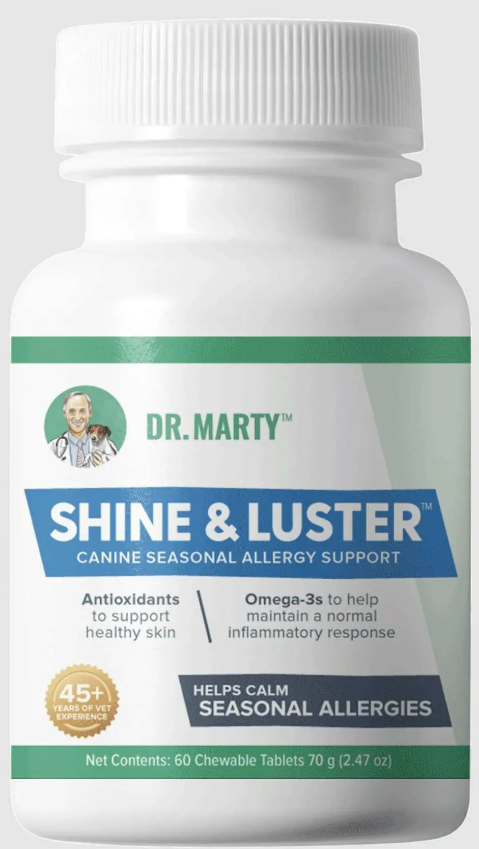 Dr. Marty Shine & Luster Canine Seasonal Allergy Support Chews for Dogs HardyPaw