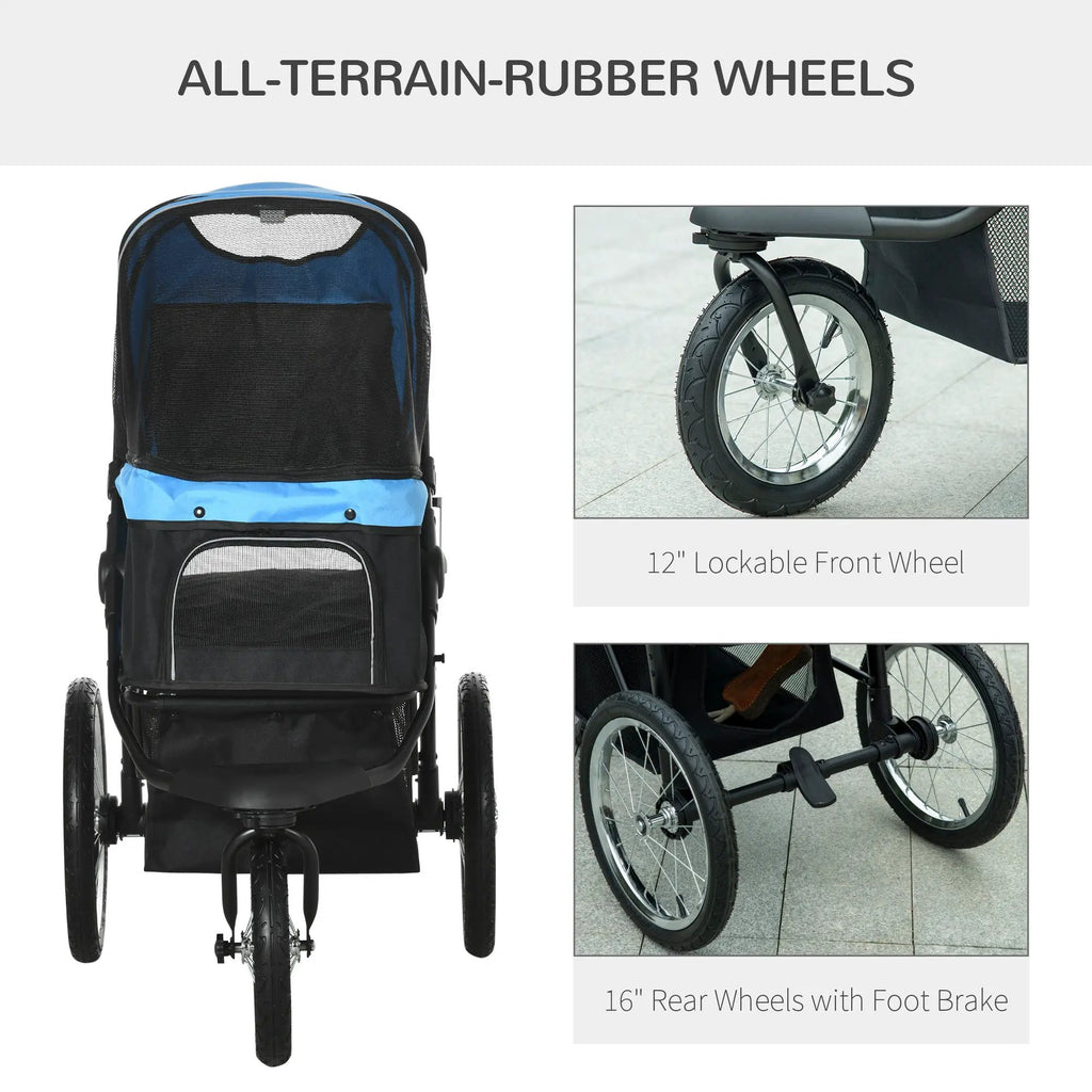 PawHut Pet Stroller for Small and Medium Dogs by HouseOfZazla