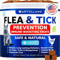 Flea & Tick Chews for Cats & Kittens 135 Count Daily Oral Skin & Coat by Zamzamas