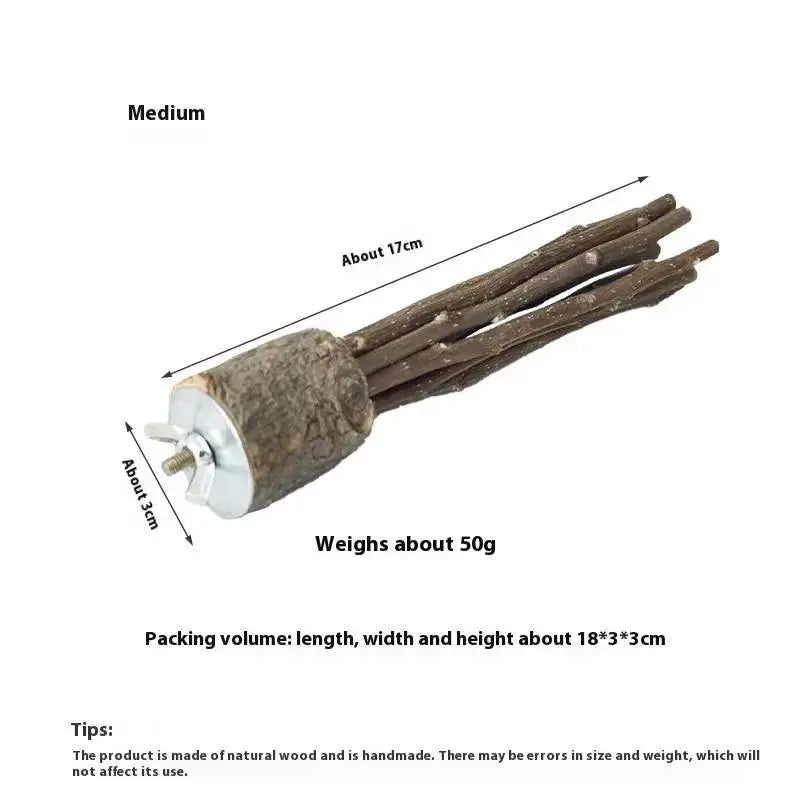 Hamster Rabbit Guinea Pig Hamster Natural Log Molar Rod Toy by Sell My Stuff