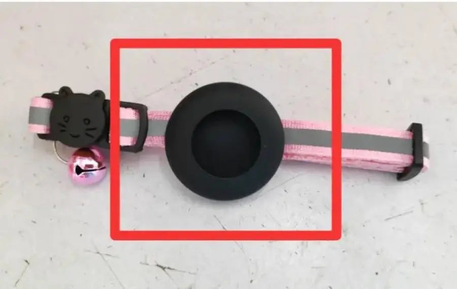Reflective Adjustable AirTag Cat And Dog GPS Safety Collar With Bell - FurrBaby Necessities