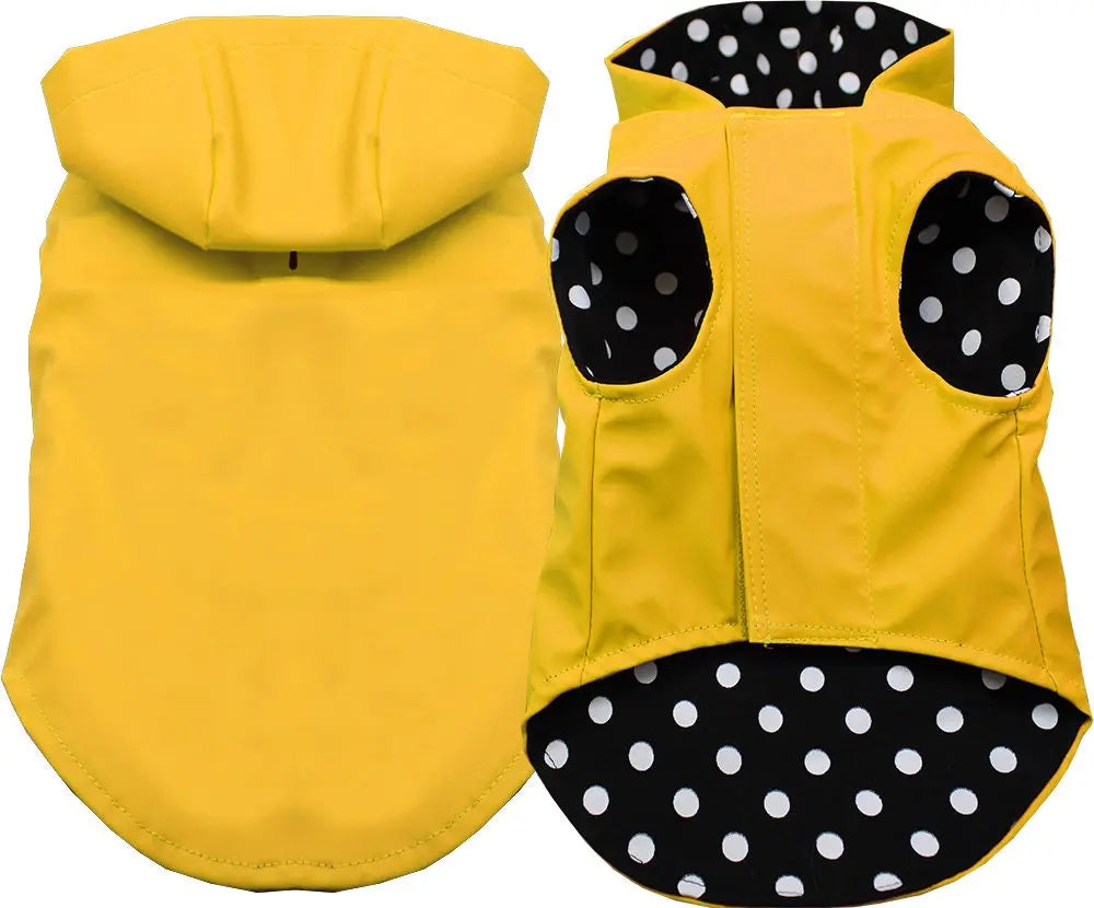 Pet Dog & Cat Hooded Raincoat Blank, Plain As You Wish Apparel