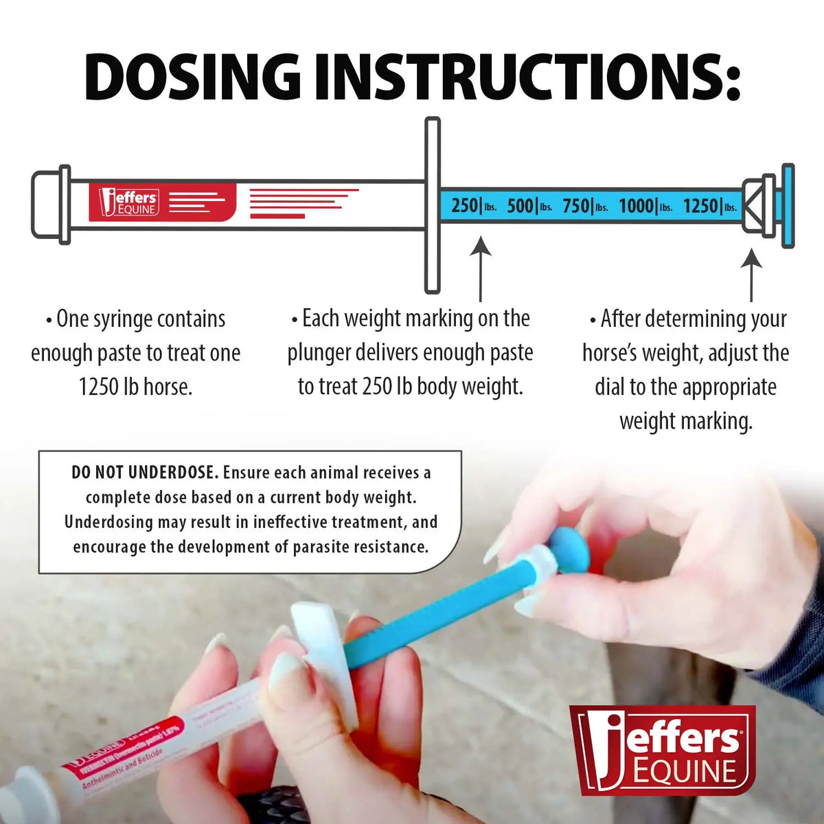 Jeffers Ivermectin Horse Dewormer Gel, Apple Flavored - FurrBaby Necessities