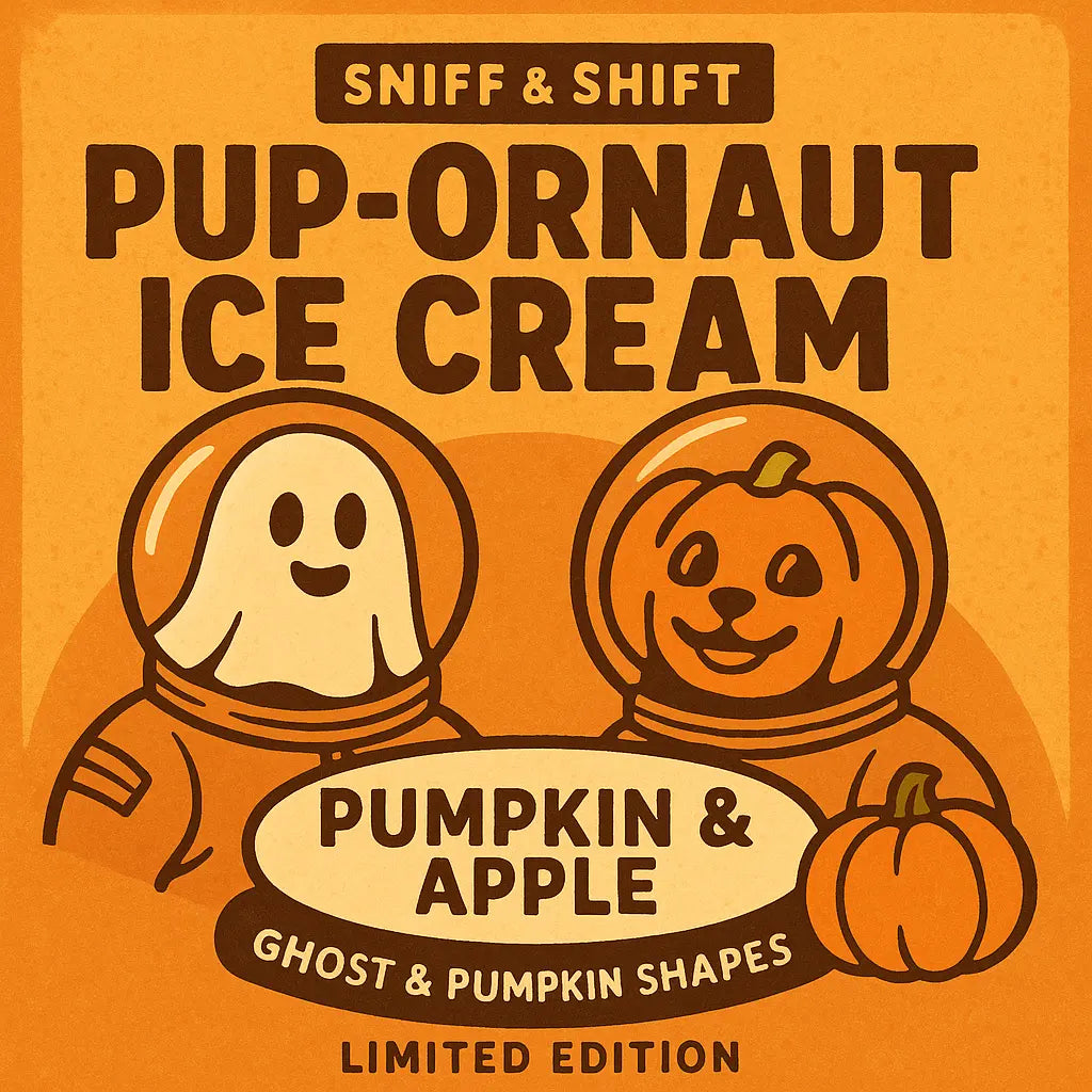 Pup-Ornaut Freeze-Dried Dog Ice Cream: Pumpkin & Apple Sniff and Shift