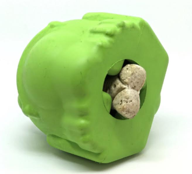 Bull Frog Dog Chew Toy & Treat Dispenser - USA Made | SodaPup