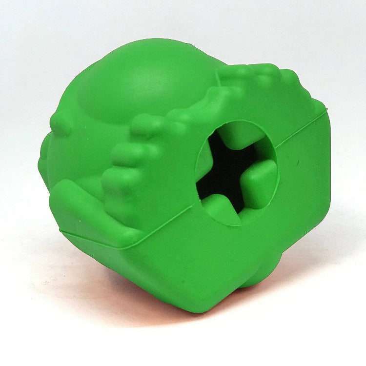 Bull Frog Dog Chew Toy & Treat Dispenser - USA Made | SodaPup