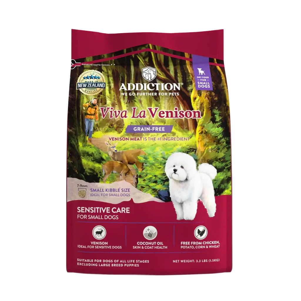 Viva La Venison Grain-free Premium Venison Small Breed Dry Dog Food - FurrBaby Necessities