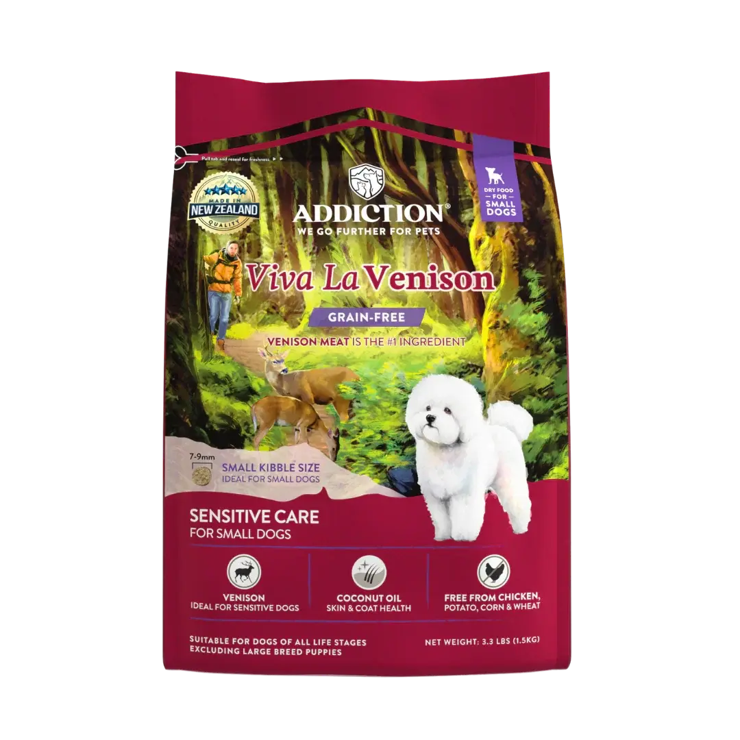 Viva La Venison Grain-free Premium Venison Small Breed Dry Dog Food - FurrBaby Necessities