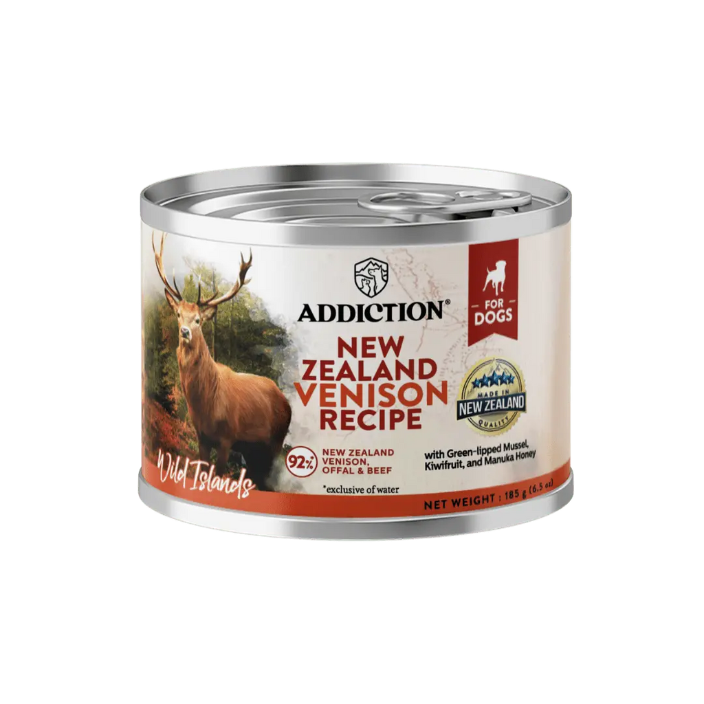 Wild Islands New Zealand Venison Recipe Premium Grain-free Canned Dog Food 185g - FurrBaby Necessities