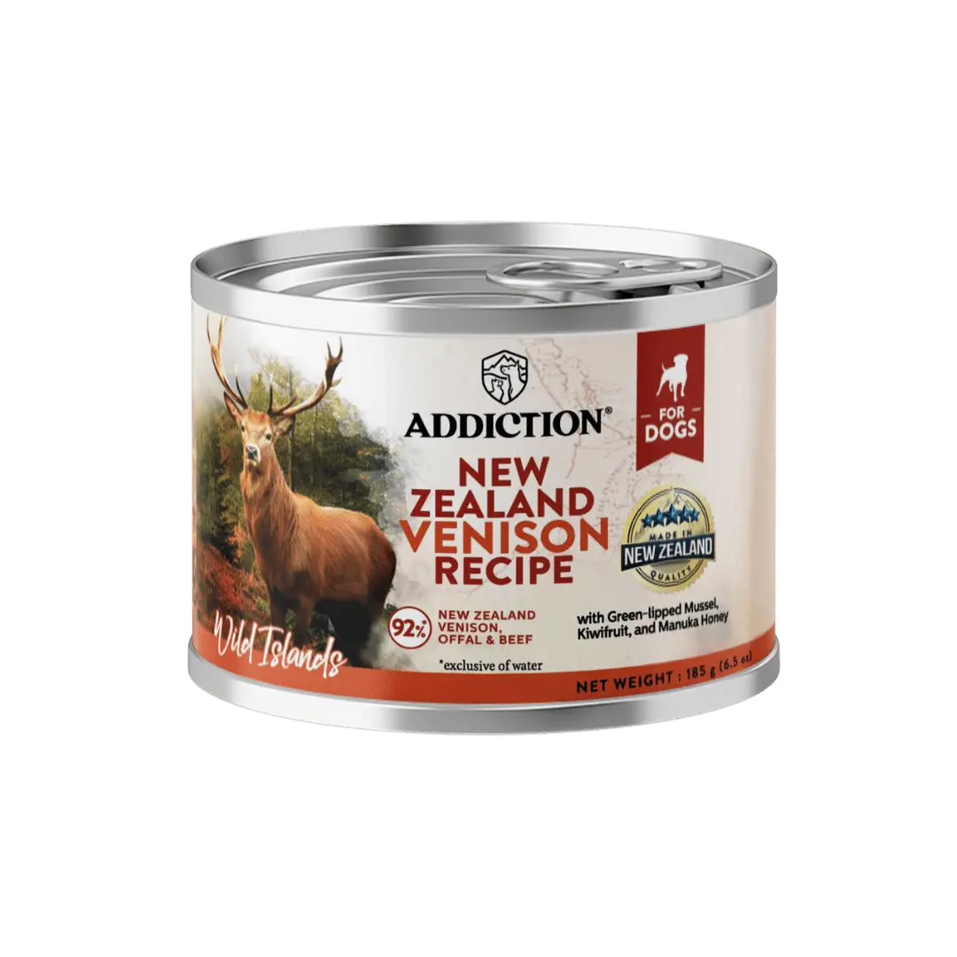 Wild Islands New Zealand Venison Recipe Premium Grain-free Canned Dog Food 185g - FurrBaby Necessities