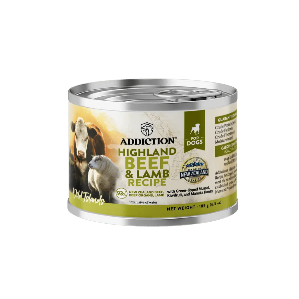 Wild Islands Highland Beef & Lamb Recipe Premium Grain-free Canned Dog Food 185g - FurrBaby Necessities