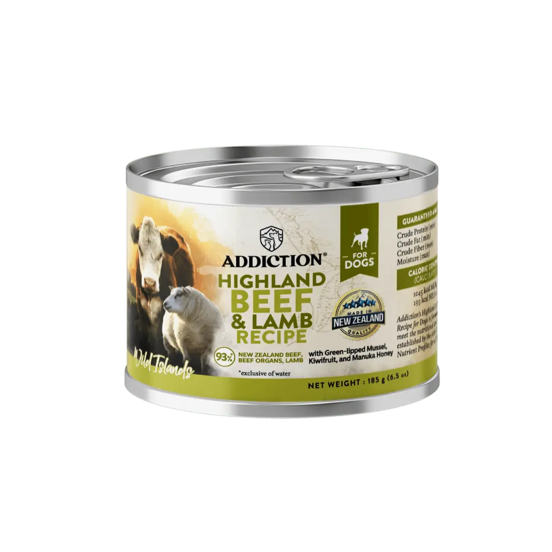 Wild Islands Highland Beef & Lamb Recipe Premium Grain-free Canned Dog Food 185g - FurrBaby Necessities