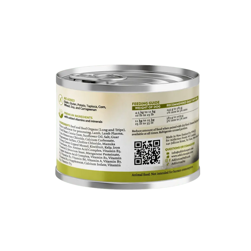 Wild Islands Highland Beef & Lamb Recipe Premium Grain-free Canned Dog Food 185g - FurrBaby Necessities