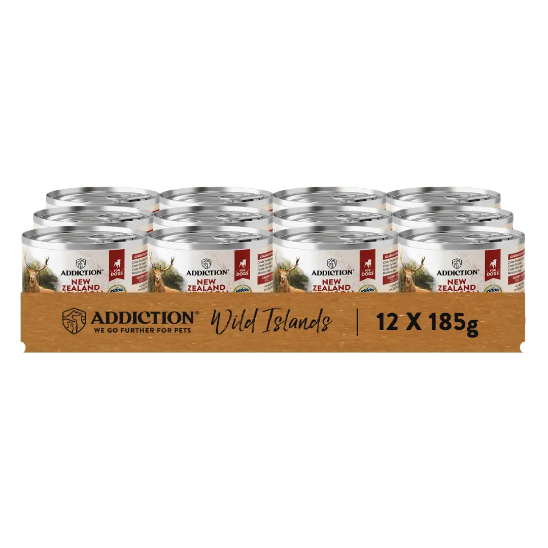 Wild Islands New Zealand Venison Recipe Premium Grain-free Canned Dog Food 185g - FurrBaby Necessities