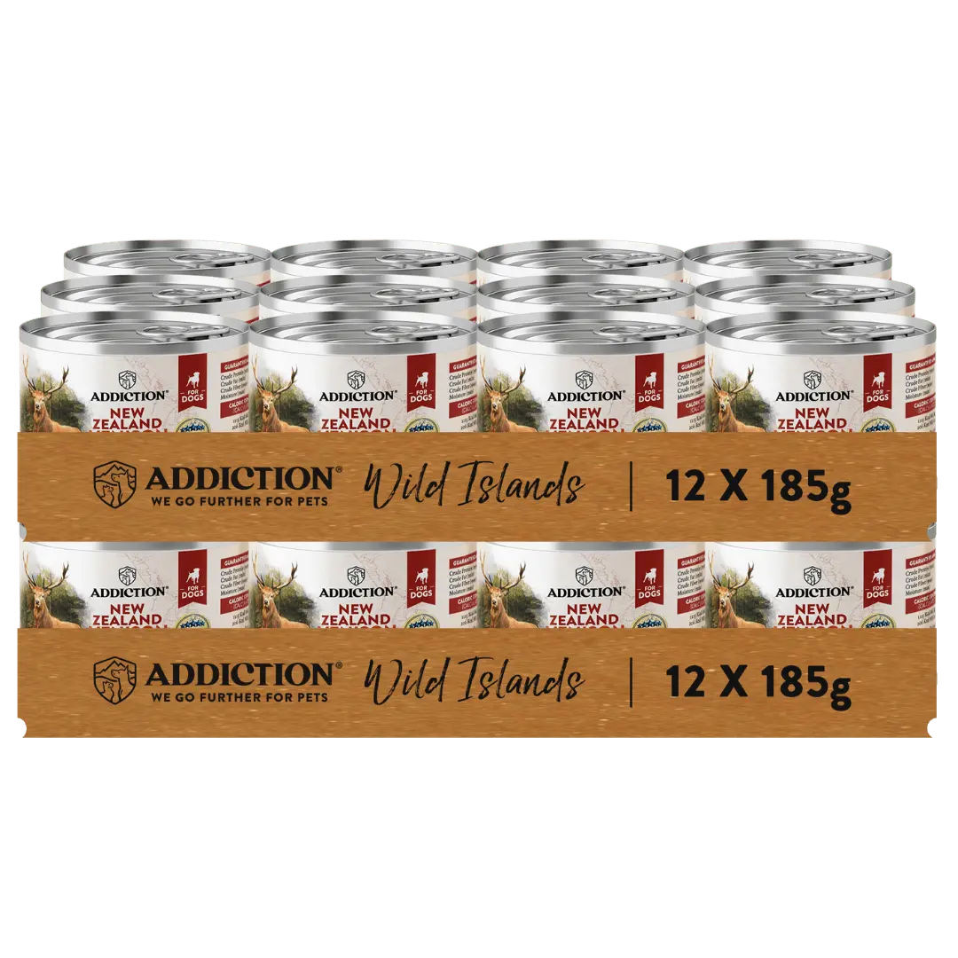 Wild Islands New Zealand Venison Recipe Premium Grain-free Canned Dog Food 185g - FurrBaby Necessities